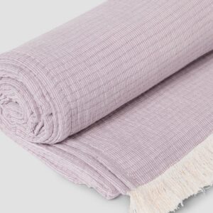 Elderberry Cotton Textured Throw