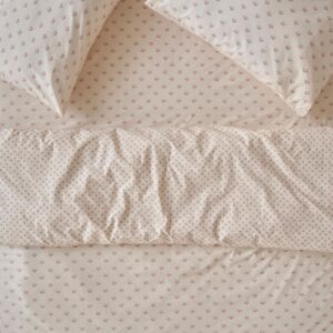 Dusty Pink Martha Floral Cotton Duvet Cover