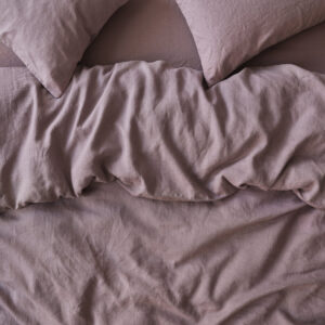 Elderberry 100% Linen Duvet Cover