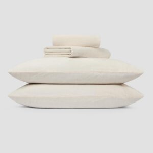 Pearl Linen Blend Sheet Set